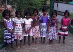die kleinen Mädchen im Chathura-Kinderheim 