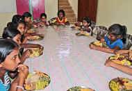 im Chathura-Kinderheim gibt es gesundes Essen