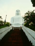 eine Buddhastatue in Kandy