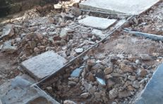 der marode Betonboden am Chathura-Kinderheim muss erneuert werden
