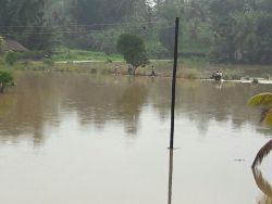 schlimme Überschwemmungen im November 2016 rund ums Chathura-Kinderheim 