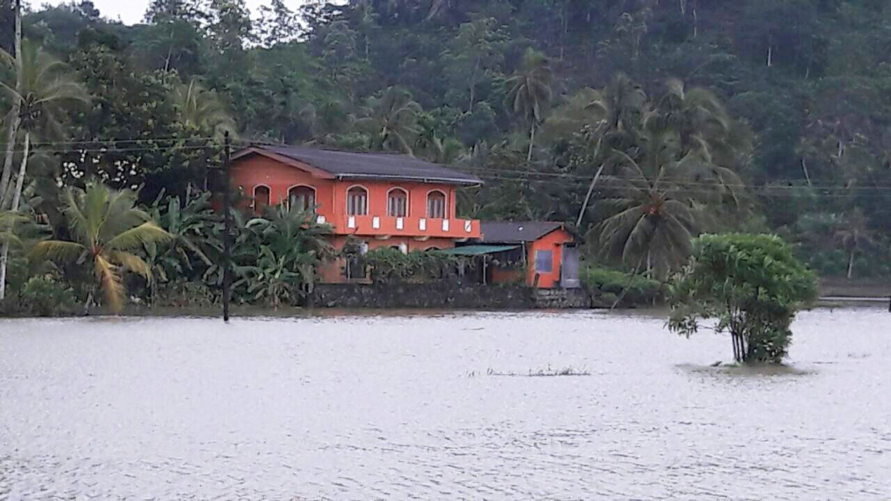 Überschwemmungen Ende Mai 2017 beim Chathura-Kinderheim 