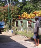 Renovierungsarbeiten beim Chathura-Kinderheim