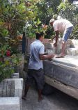 Renovierungsarbeiten beim Chathura-Kinderheim