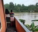 Überschwemmungen rund ums Chathura-Kinderheim