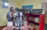 unsere Hausbibliothek im Chathura-Kinderheim 