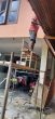 Arbeiten am Dach beim Chahtura-Kinderheim