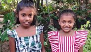 Olesja und Johann zu Besuch im Chathura-Kinderheim- neue Kleider für unsere Mädchen