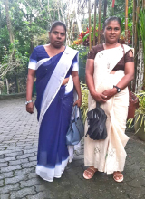 Auf dem Weg nach Galle zur Veranstaltung der Jugendbehörde.