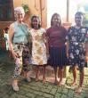 Marlies Renk und Wilma Wunderlich kamen zu Besuch ins Chathura-Kinderheim 