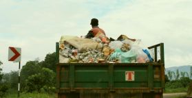 Müllabfuhr in Sri Lanka